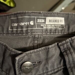Grey (grey blueish) mens Carhartt 31W 34 L in like new condition